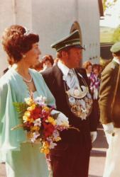Königspaar 1976 Adolf und Marga Wolfschläger